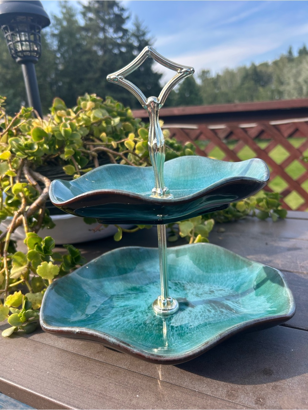 Two-Tier Tidbit Tray